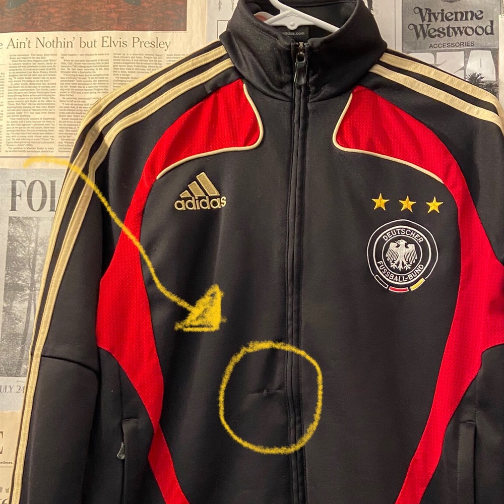 adidas soccer zip up jacket - Picture 5 of 5